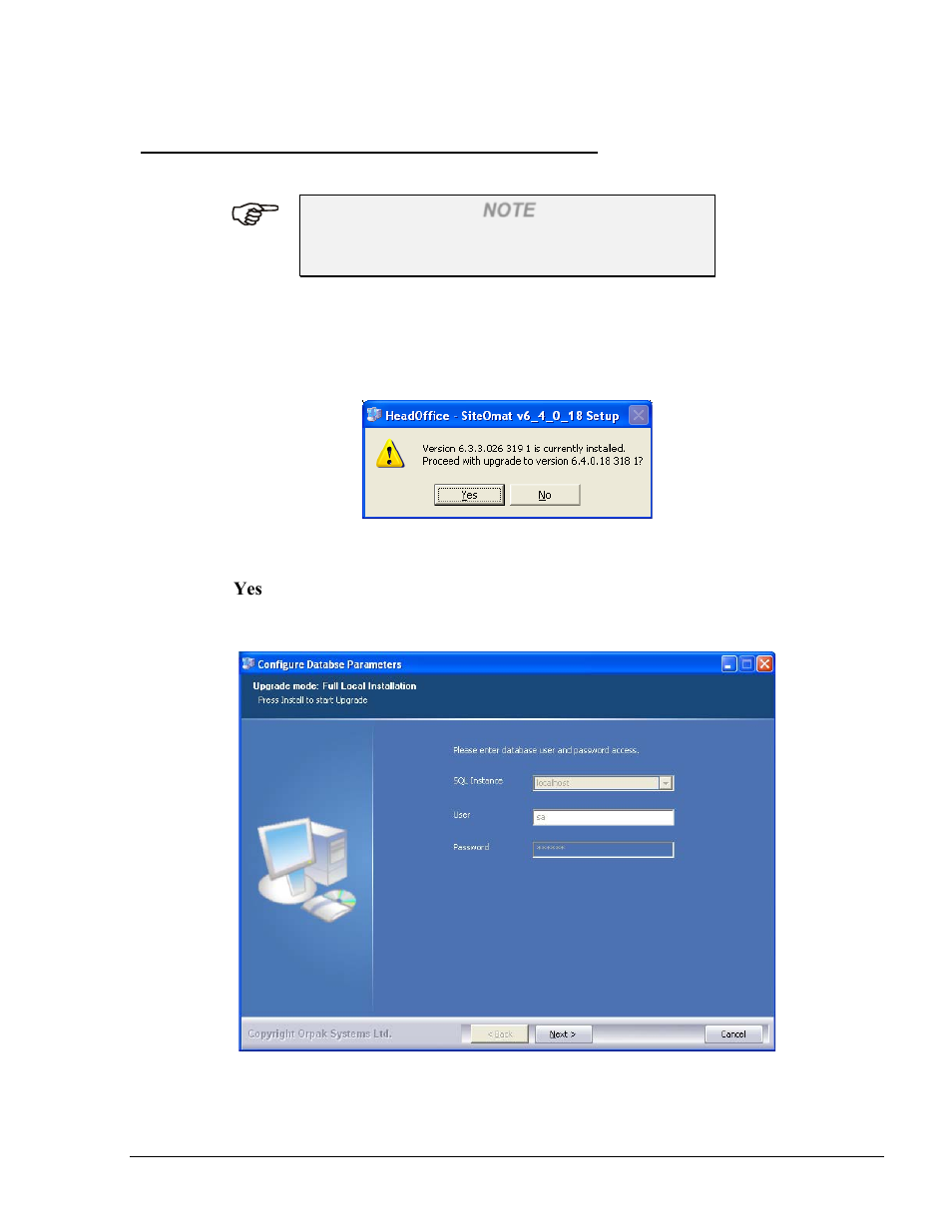 Upgrading ho | Gasboy Fleet Head Office System User Manual | Page 63 / 370