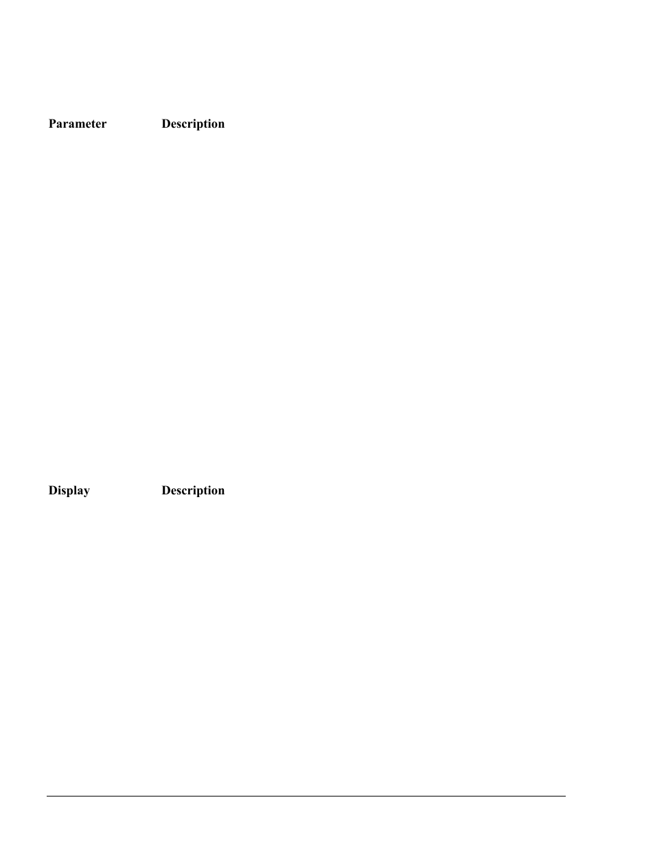 Table 6-3. measurement parameters, Table 6-4. display formats | Gasboy Fleet Head Office System User Manual | Page 90 / 370