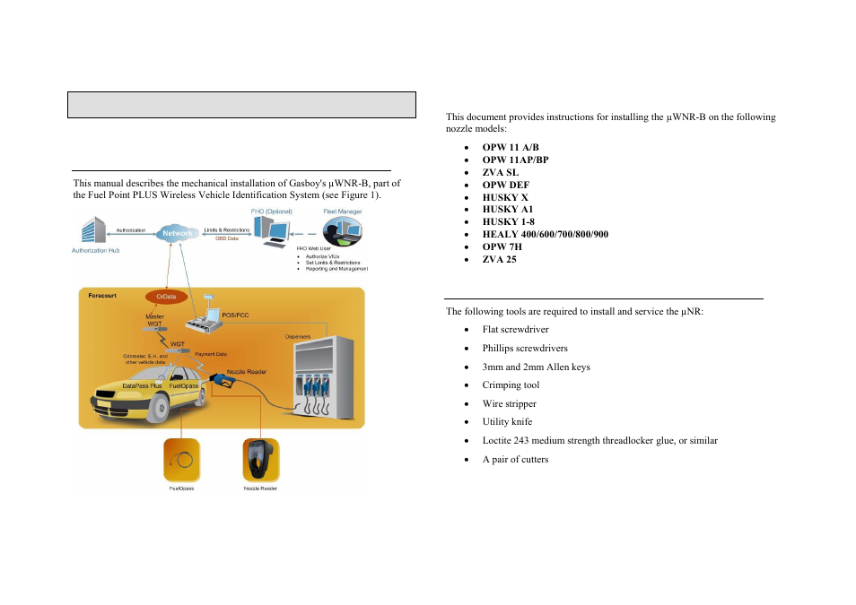 Appendix c, Μwnr-b & µwnr-t installation instructions | Gasboy Fuel Point PLUS Station User Manual | Page 124 / 136