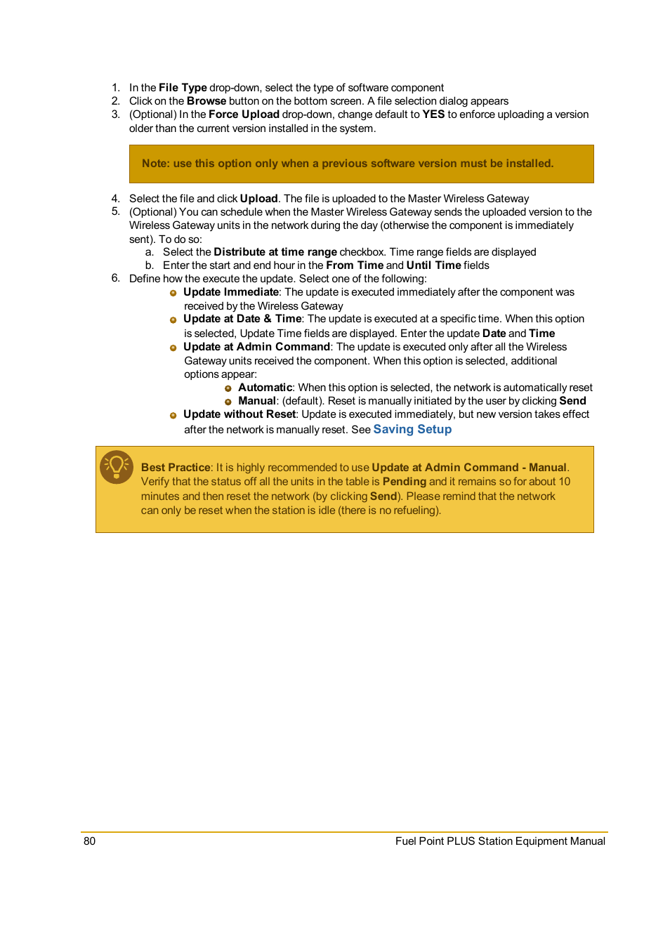 Gasboy Fuel Point PLUS Station User Manual | Page 80 / 136