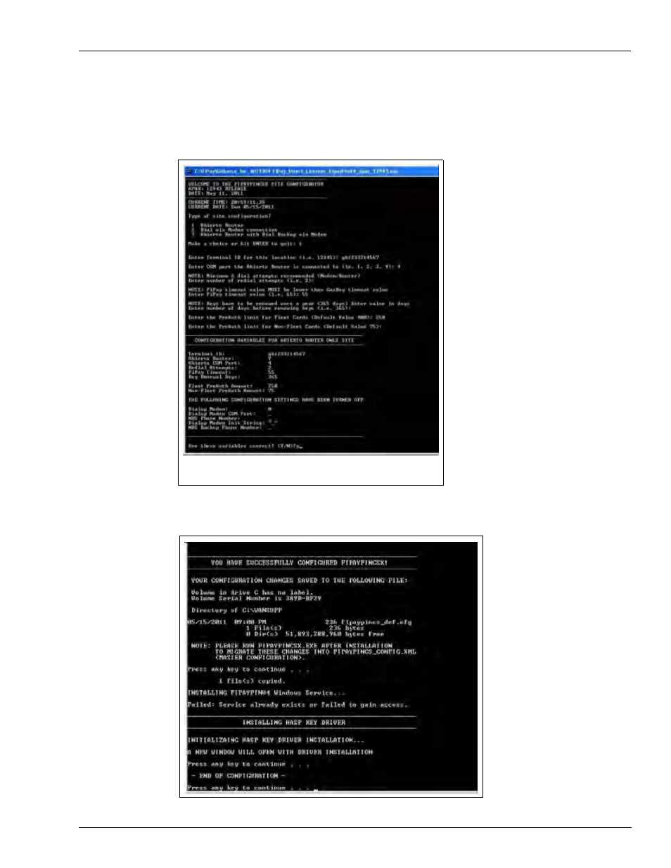 Figure 11, Figure 12 | Gasboy FiPay Payment Network User Manual | Page 15 / 60
