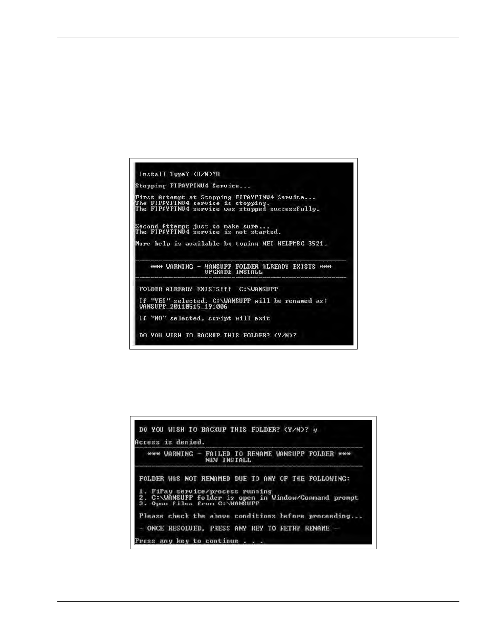Upgrade | Gasboy FiPay Payment Network User Manual | Page 21 / 60