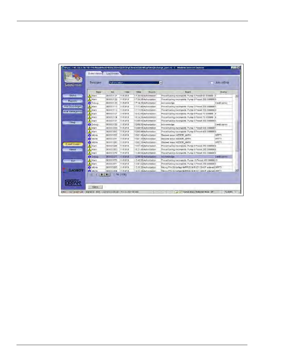 Gasboy FiPay Payment Network User Manual | Page 44 / 60