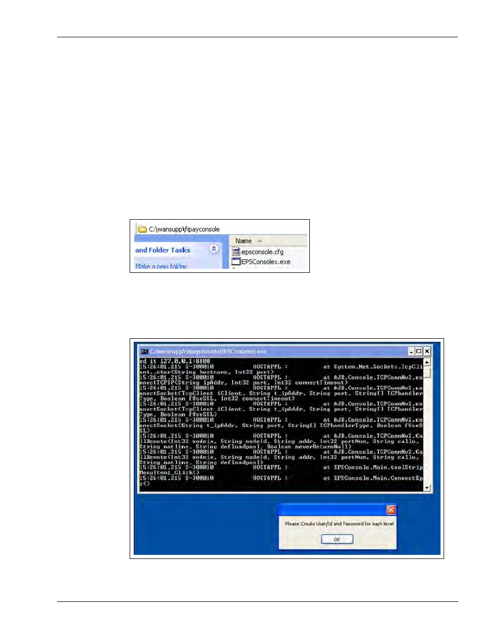 Appendix b: running eps consolex gui utility, R to, Appendix b: running eps consolex | Gui utility | Gasboy FiPay Payment Network User Manual | Page 55 / 60