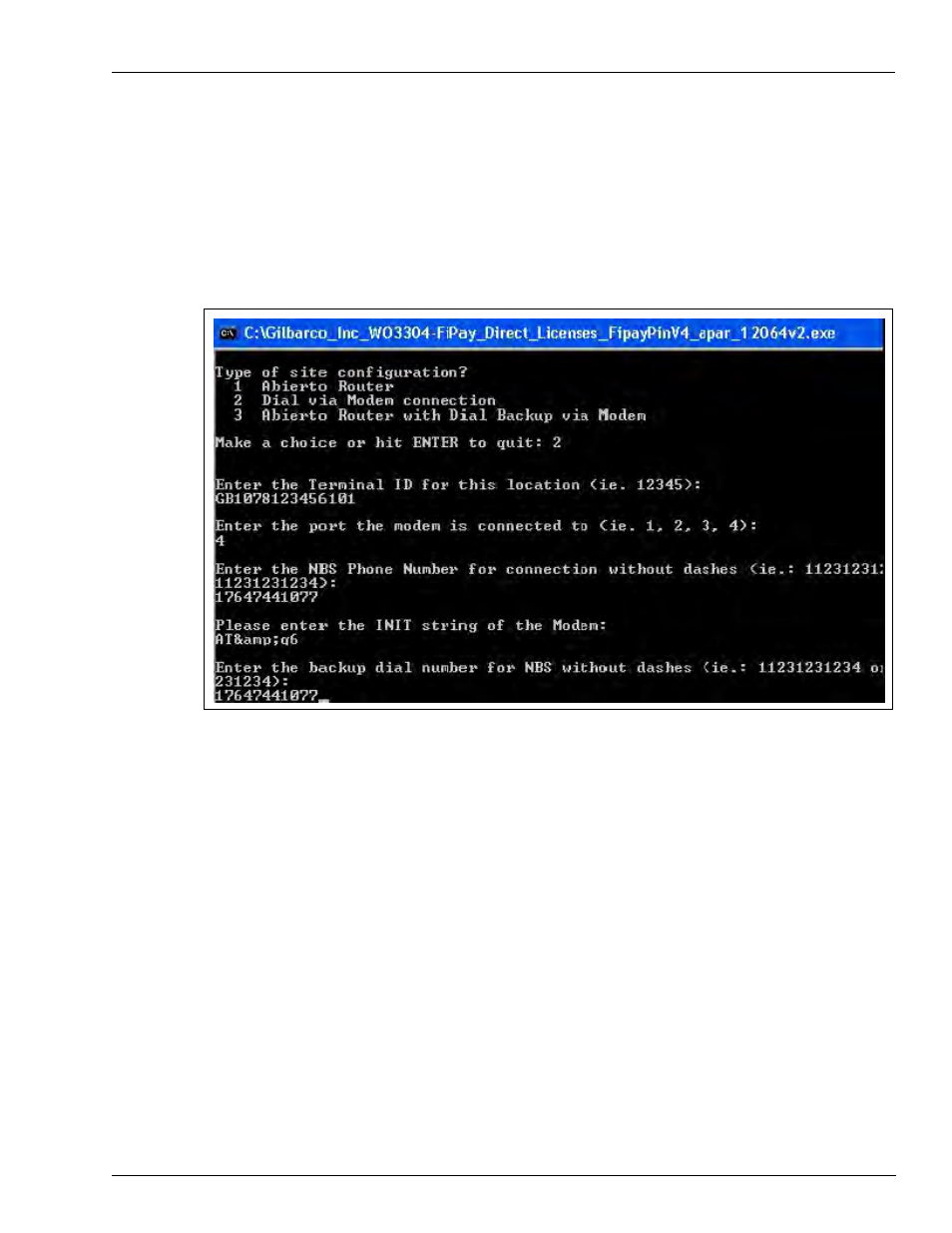 Appendix d: modem initialization string info, R to | Gasboy FiPay Payment Network User Manual | Page 59 / 60