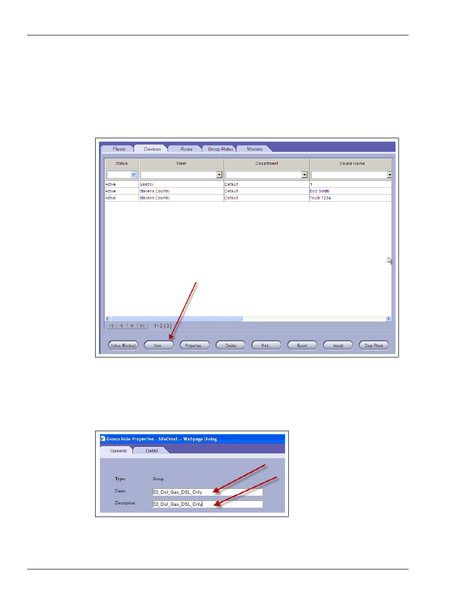 Creating group rules, Creating group rules -12 | Gasboy Fleet PLUS User Manual | Page 38 / 94
