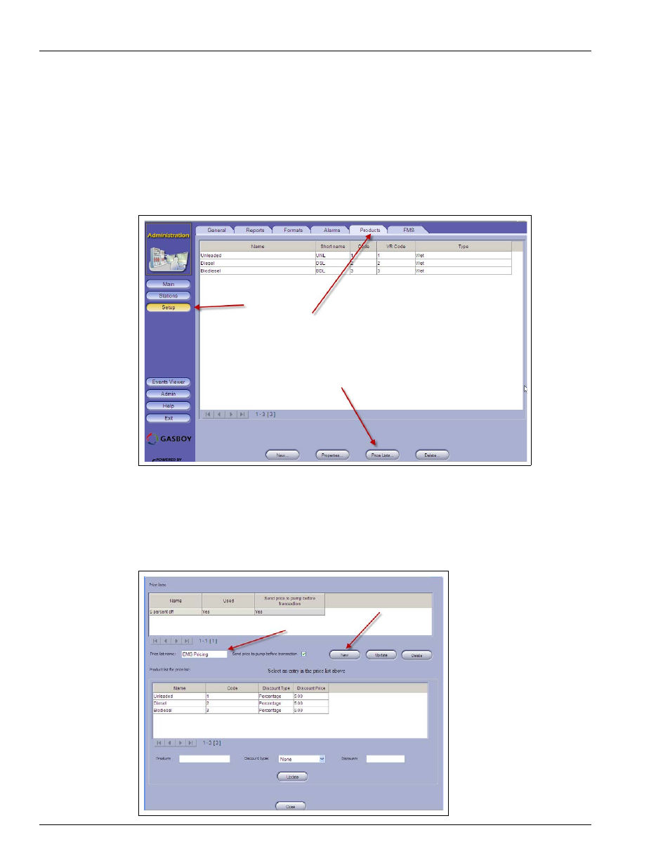 Creating price list, Creating price list -16 | Gasboy Fleet PLUS User Manual | Page 42 / 94