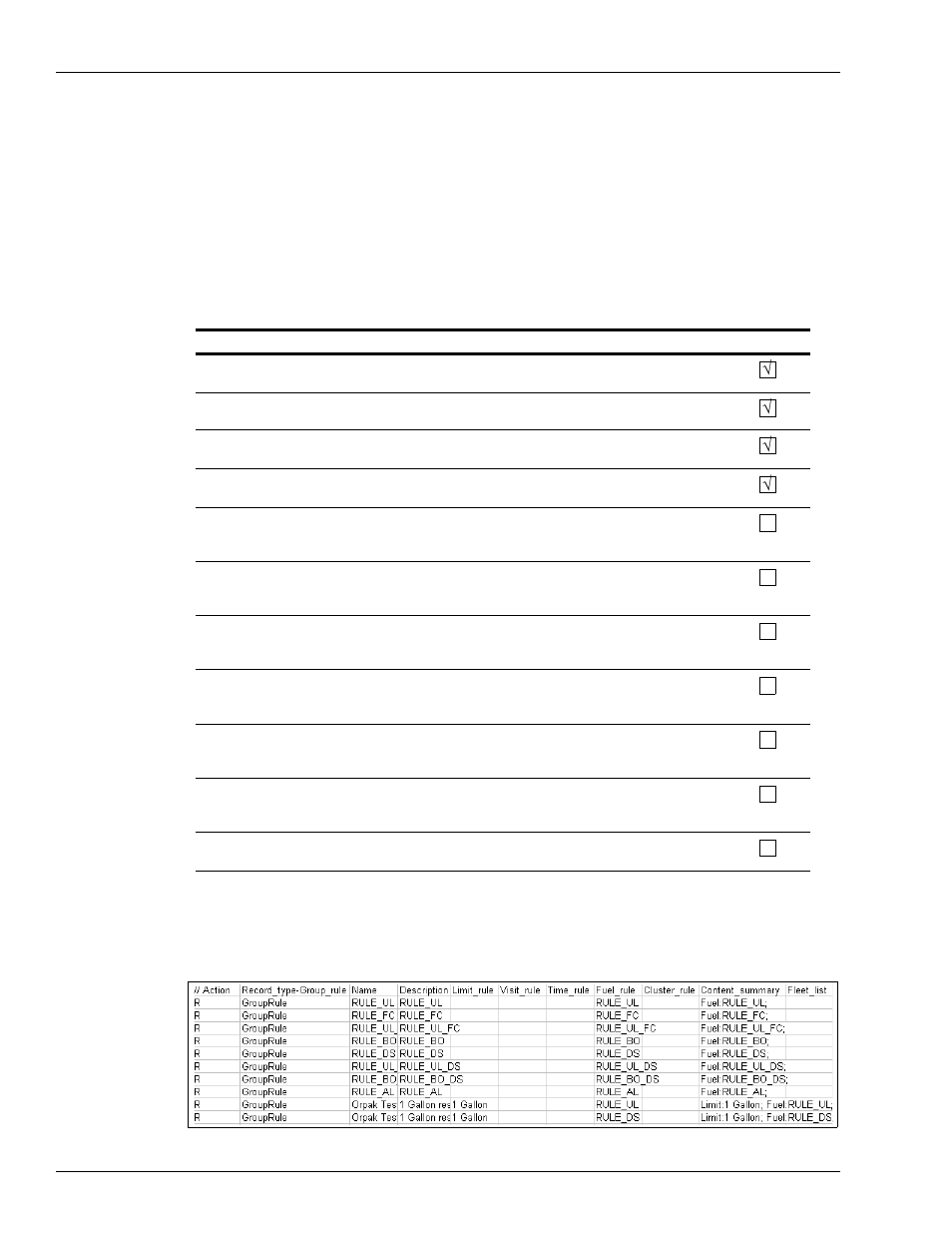 Group rule file, Group rule file -16 | Gasboy Fleet PLUS User Manual | Page 68 / 94
