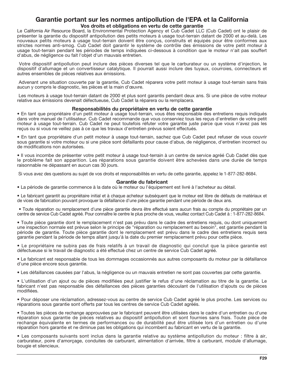 Cub Cadet CC4090 User Manual | Page 59 / 88