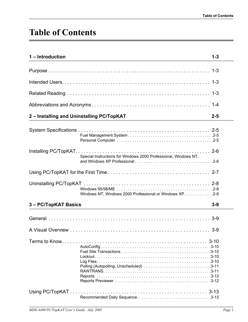 Gasboy PC TopKAT Users Guide User Manual | Page 3 / 20