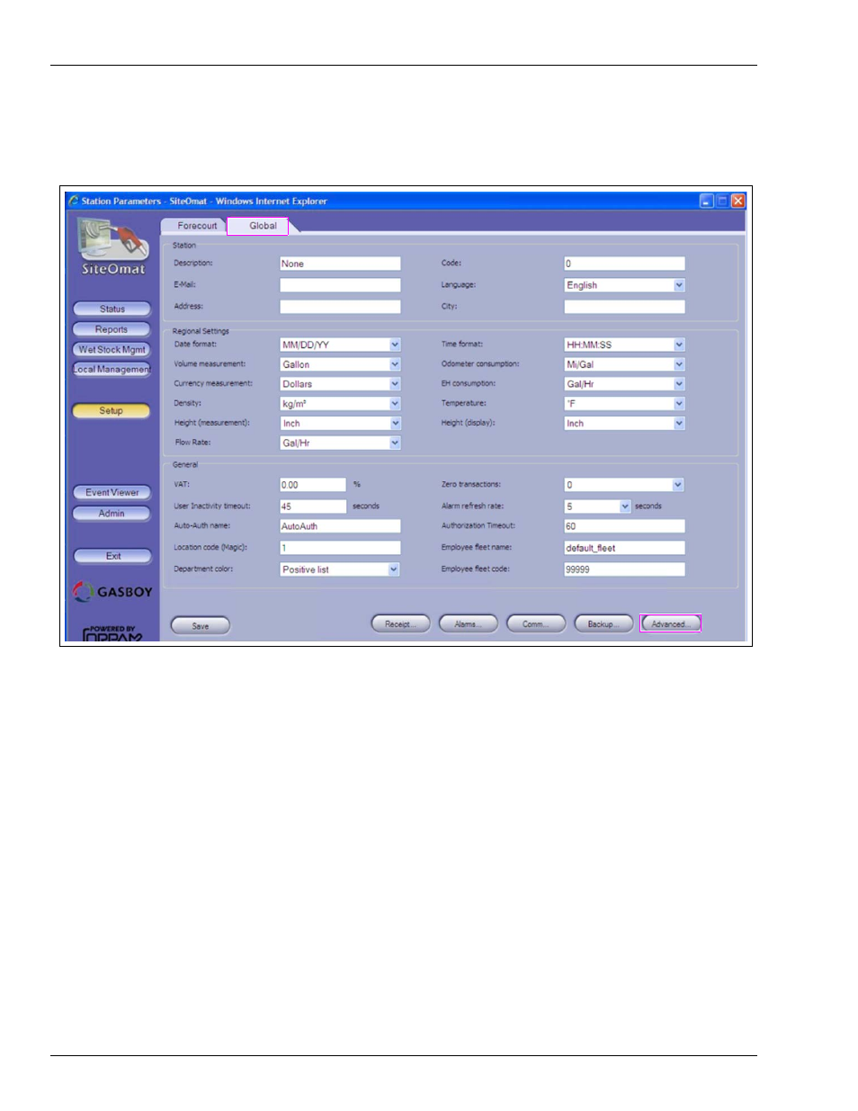 Gasboy PLUS FMS User Manual | Page 38 / 72