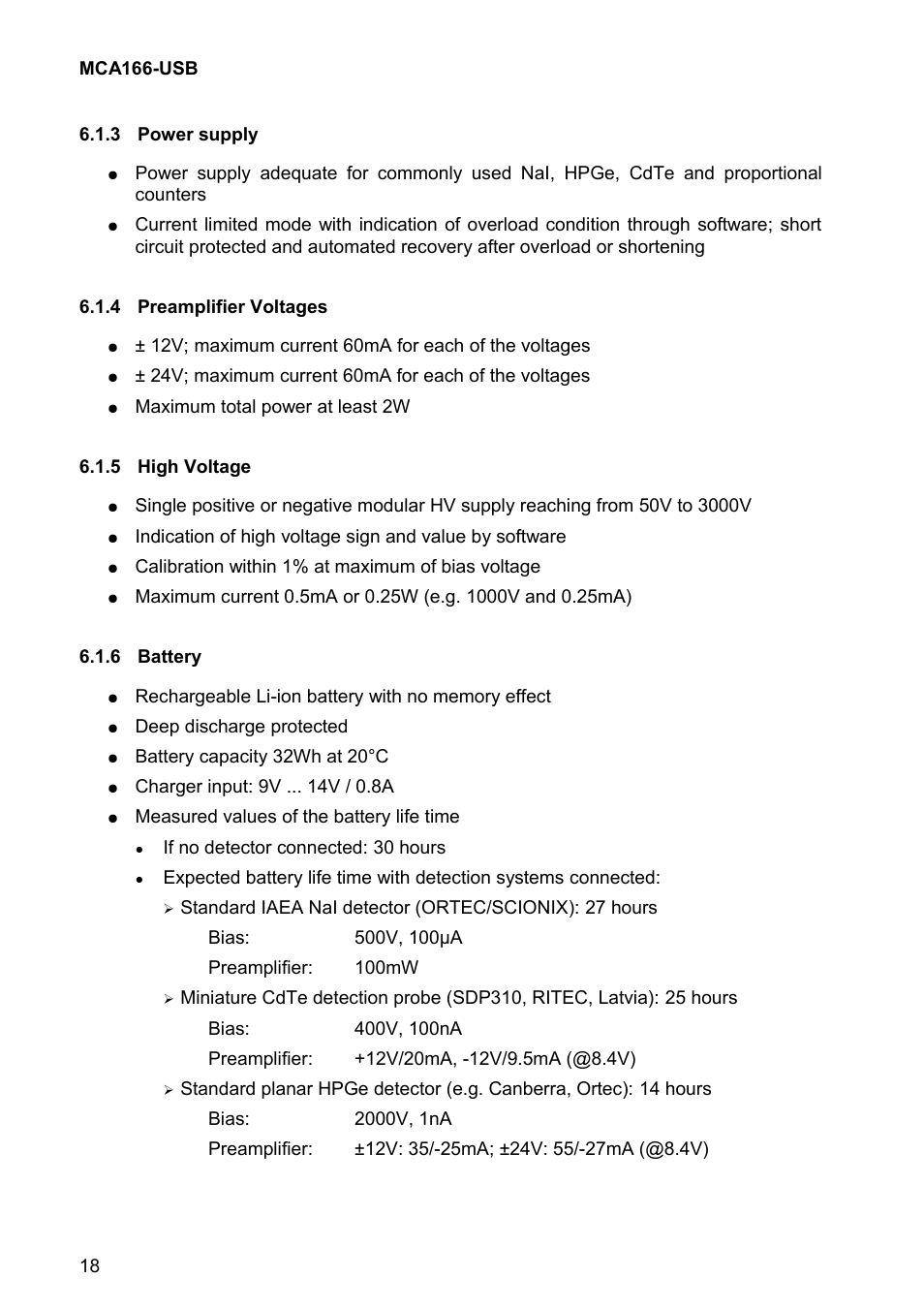 GBS Elektronik MCA166-USB User Manual | Page 18 / 73