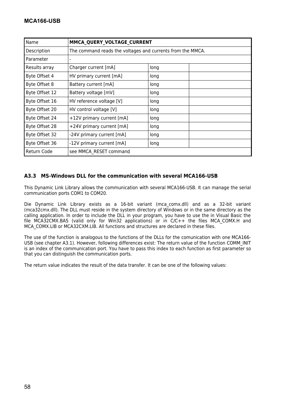 GBS Elektronik MCA166-USB User Manual | Page 58 / 73