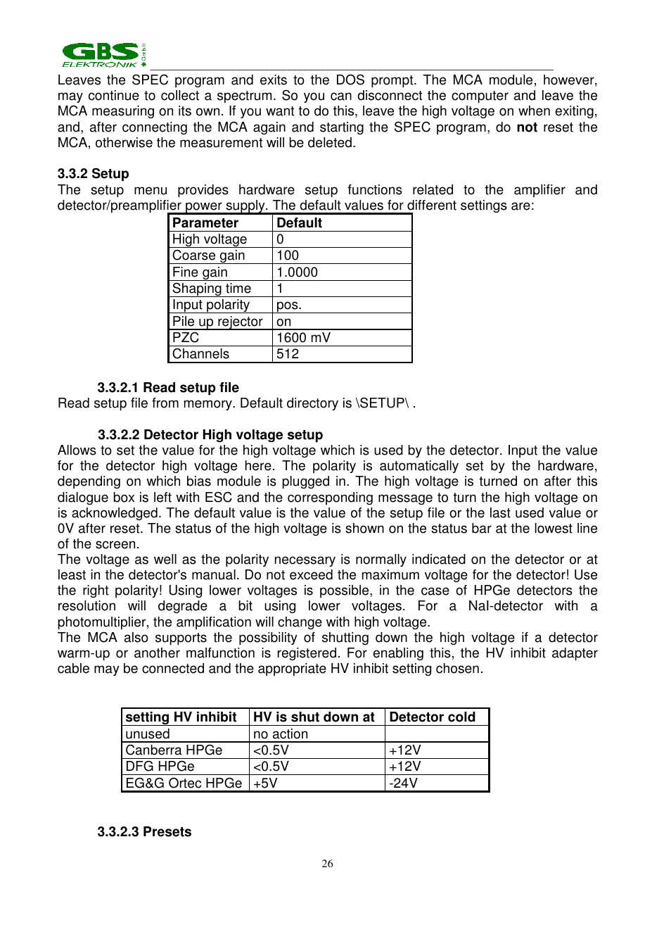 GBS Elektronik MCA 166 User Manual | Page 26 / 56