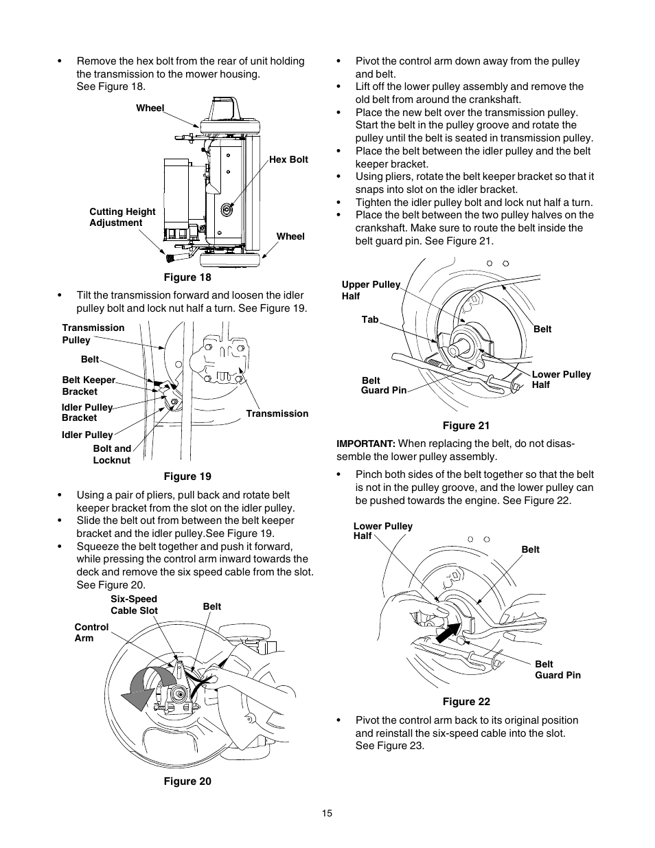 Cub Cadet 977A User Manual | Page 15 / 36