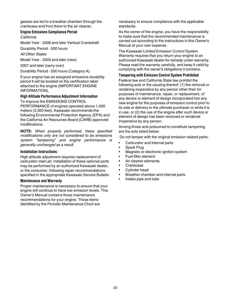 Cub Cadet 977A User Manual | Page 25 / 36