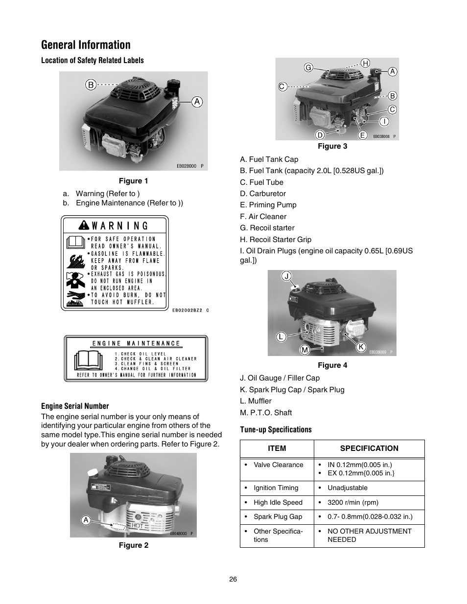 General information | Cub Cadet 977A User Manual | Page 26 / 36