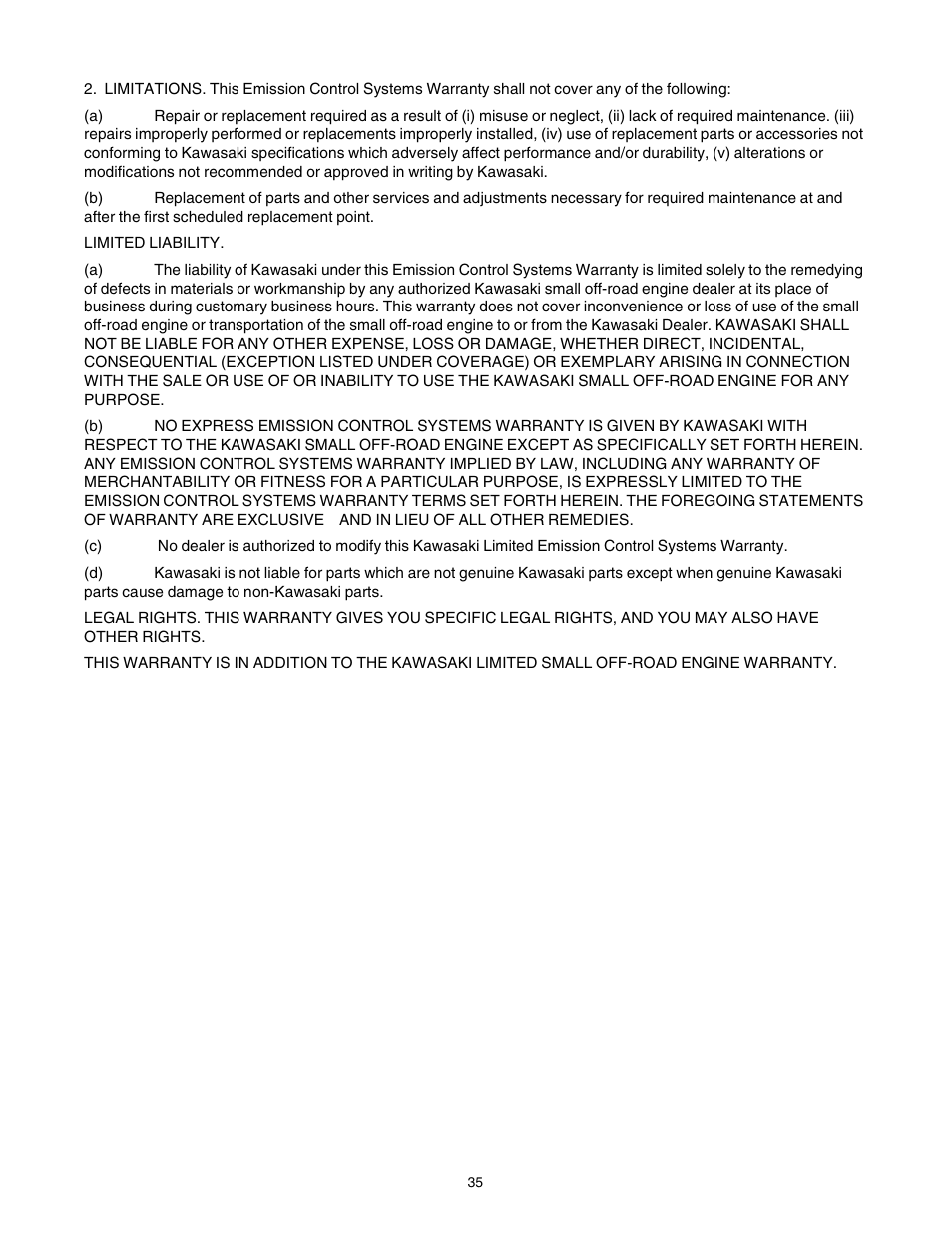Cub Cadet 977A User Manual | Page 35 / 36