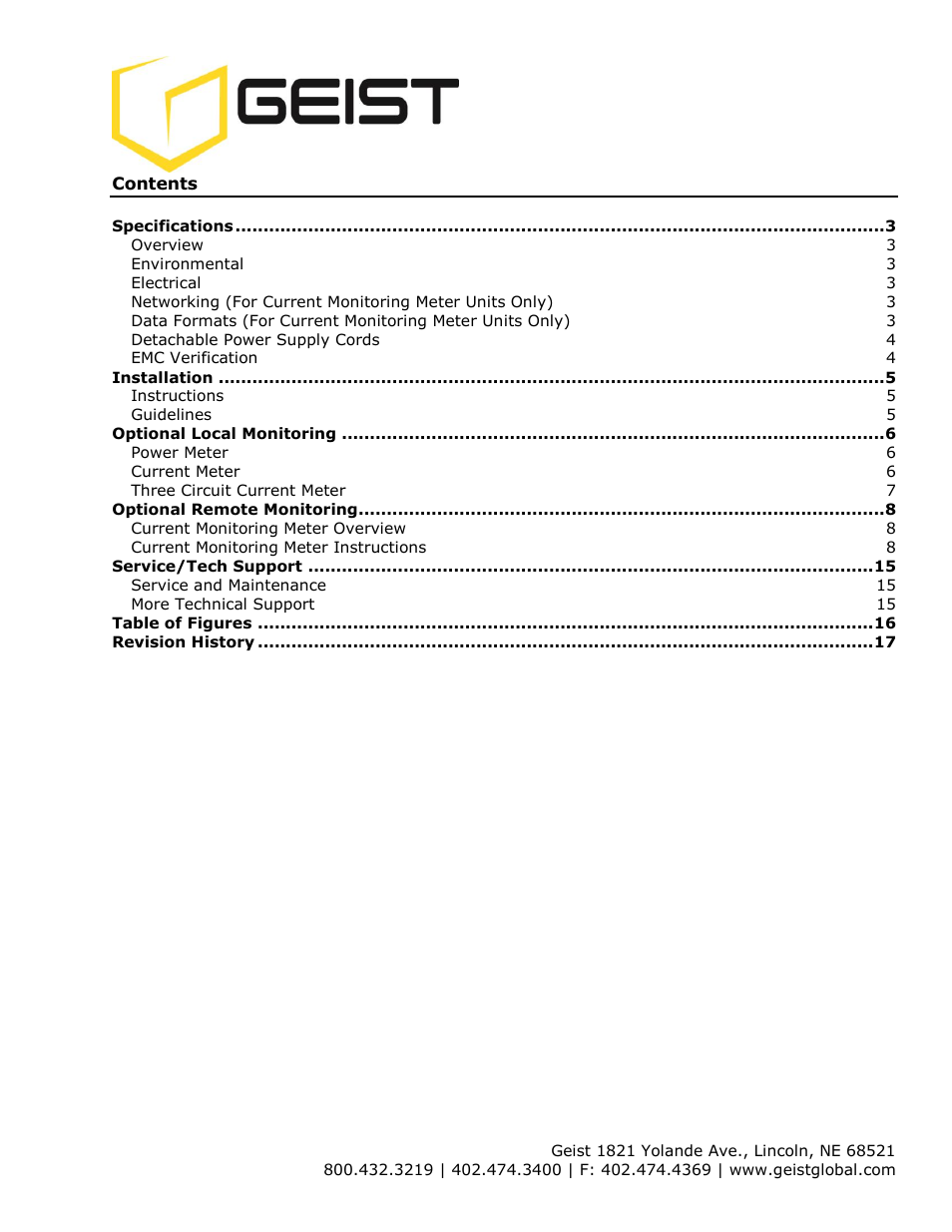 Geist L Series User Manual | Page 2 / 17