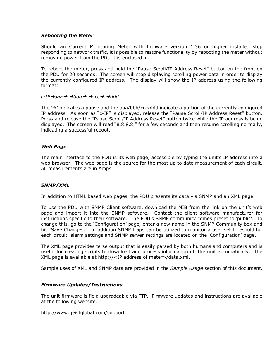 Geist XP Series User Manual | Page 21 / 28