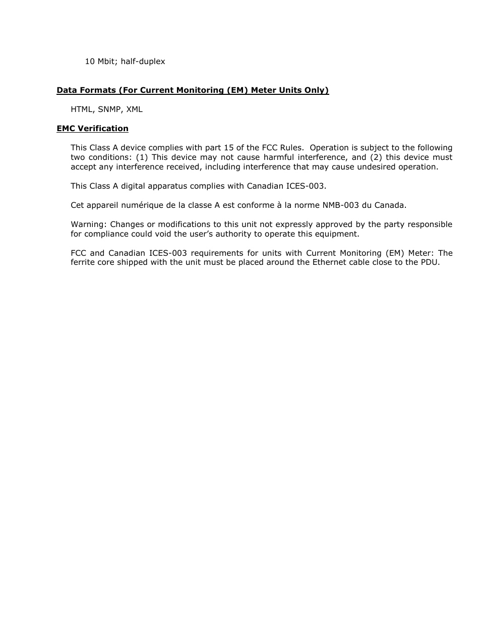 Emc verification | Geist XP Series User Manual | Page 4 / 28