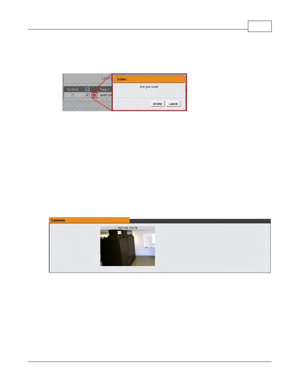 Cameras, Camera configuration, 3 cameras | Geist R-Series PDU v4 User Manual | Page 29 / 46