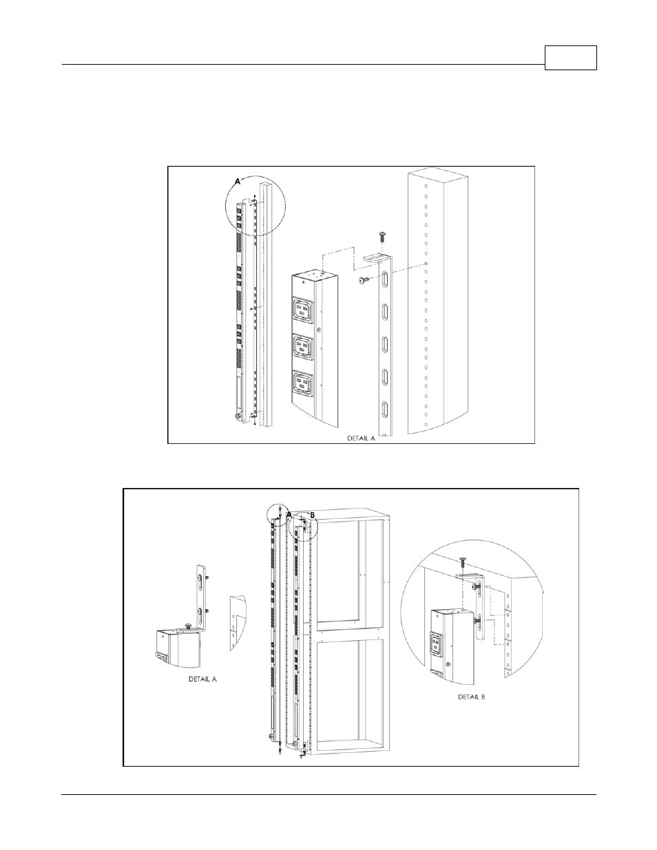 Mounting, Full length brackets, Mini "l" brackets (slb-4) | 2 mounting | Geist R-Series PDU v4 User Manual | Page 7 / 46