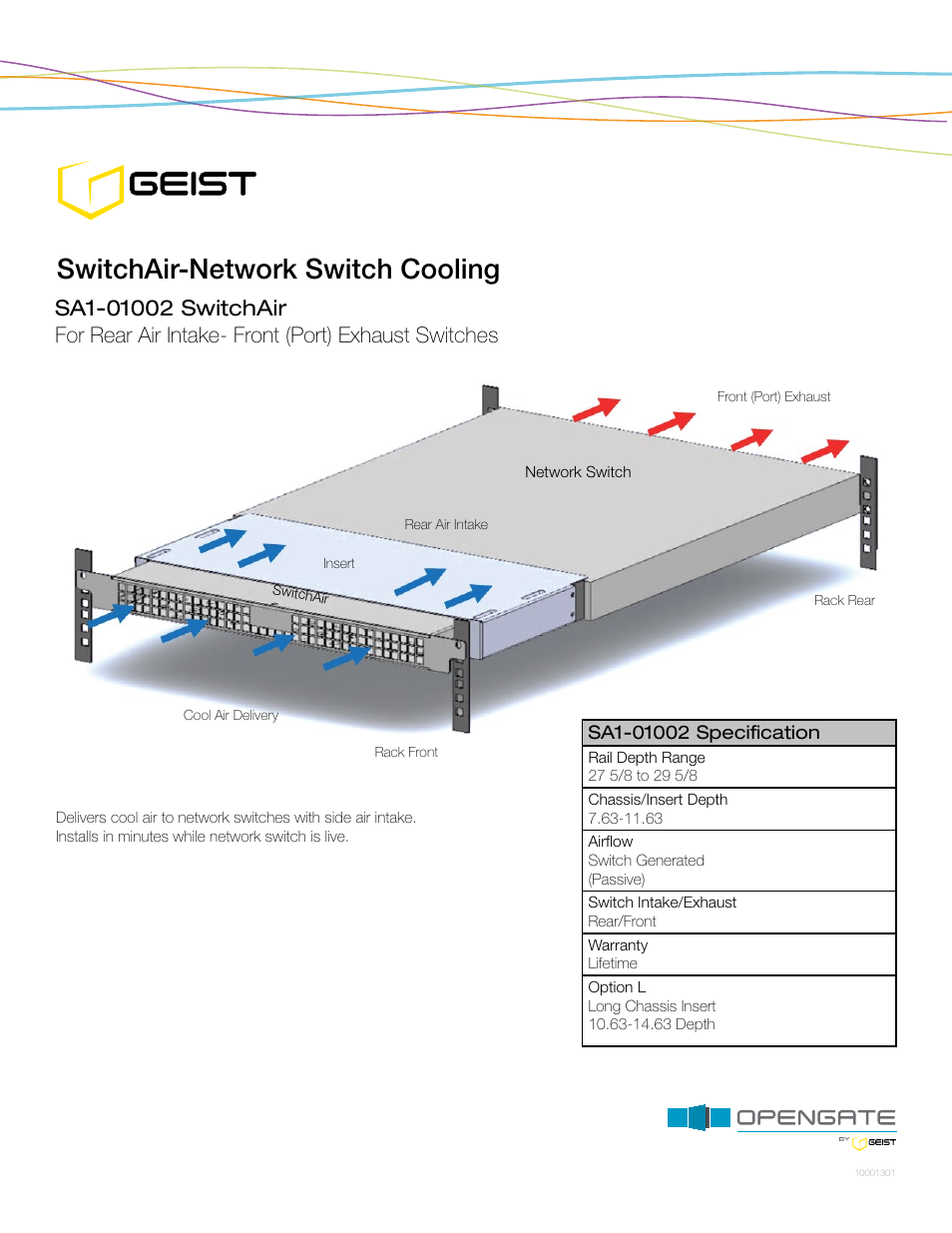 Geist SA1-01002 User Manual | 2 pages