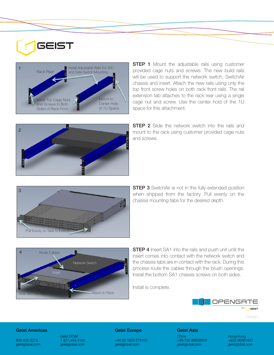 Geist SA1-01002XLNB User Manual | Page 2 / 2