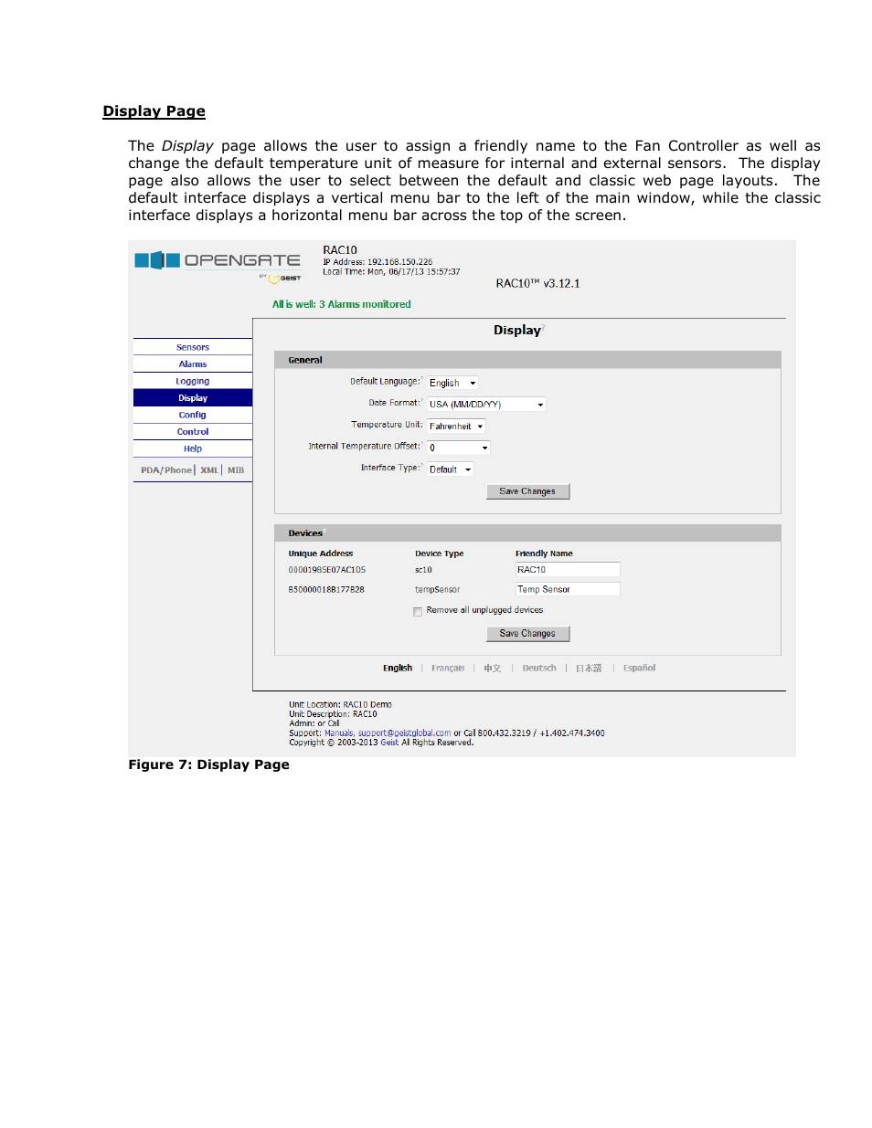 Geist RAC User Manual | Page 11 / 36