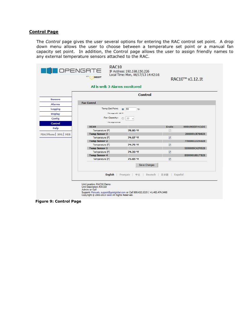 Geist RAC User Manual | Page 13 / 36