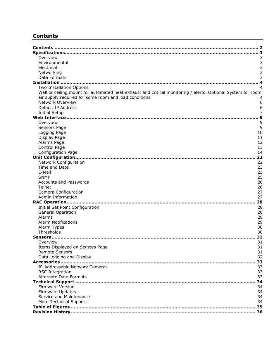 Geist RAC User Manual | Page 2 / 36