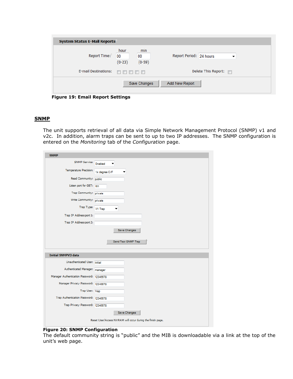 Snmp | Geist RAC User Manual | Page 25 / 36