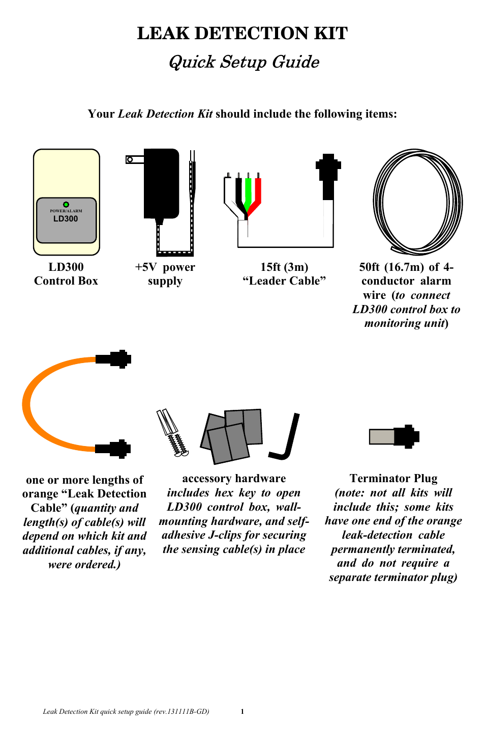 Geist Leak Detection Kit User Manual | 8 pages