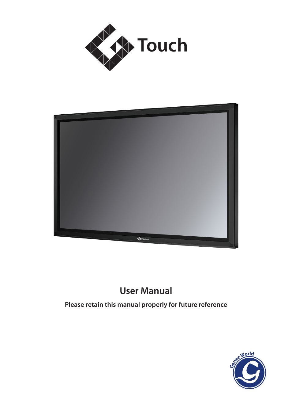 Genee World G Touch User Manual | 36 pages