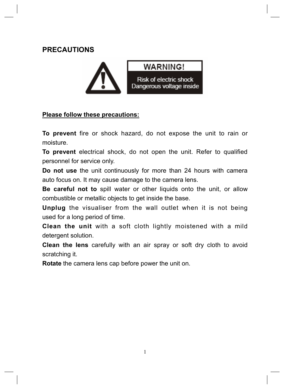 Genee World GGV-150 User Manual | Page 2 / 16