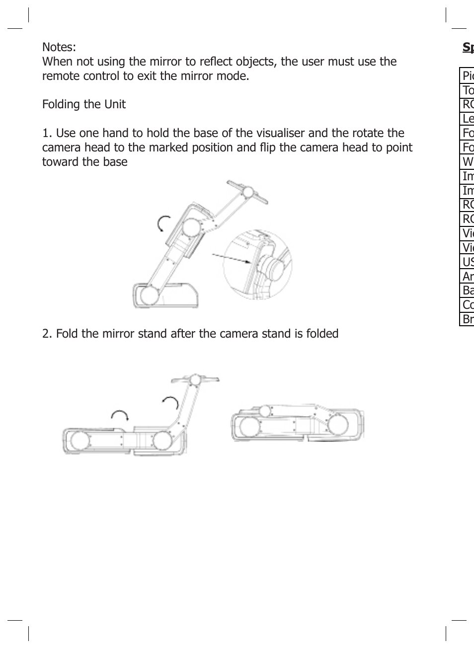 Remote control, Control panel | Genee World GV-2100 User Manual | Page 16 / 20