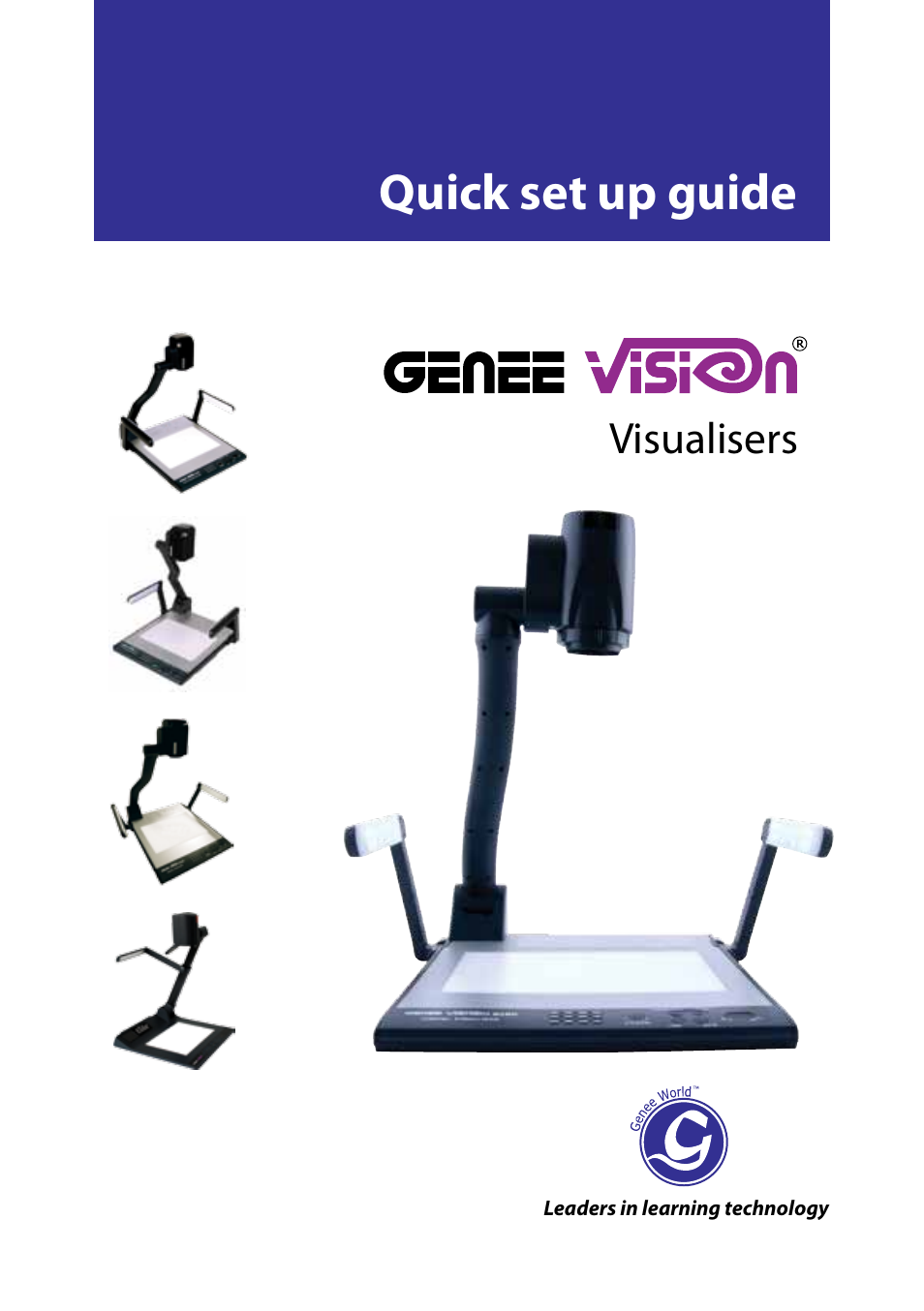 Genee World GV-6100 Quick Start User Manual | 12 pages