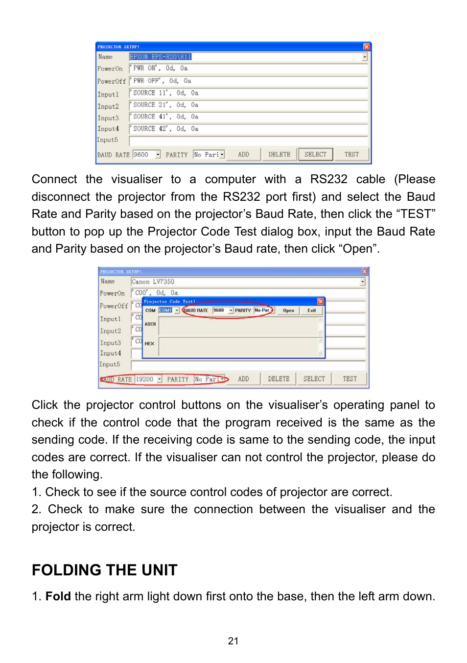 Folding the unit | Genee World GV-9100 User Manual | Page 23 / 28