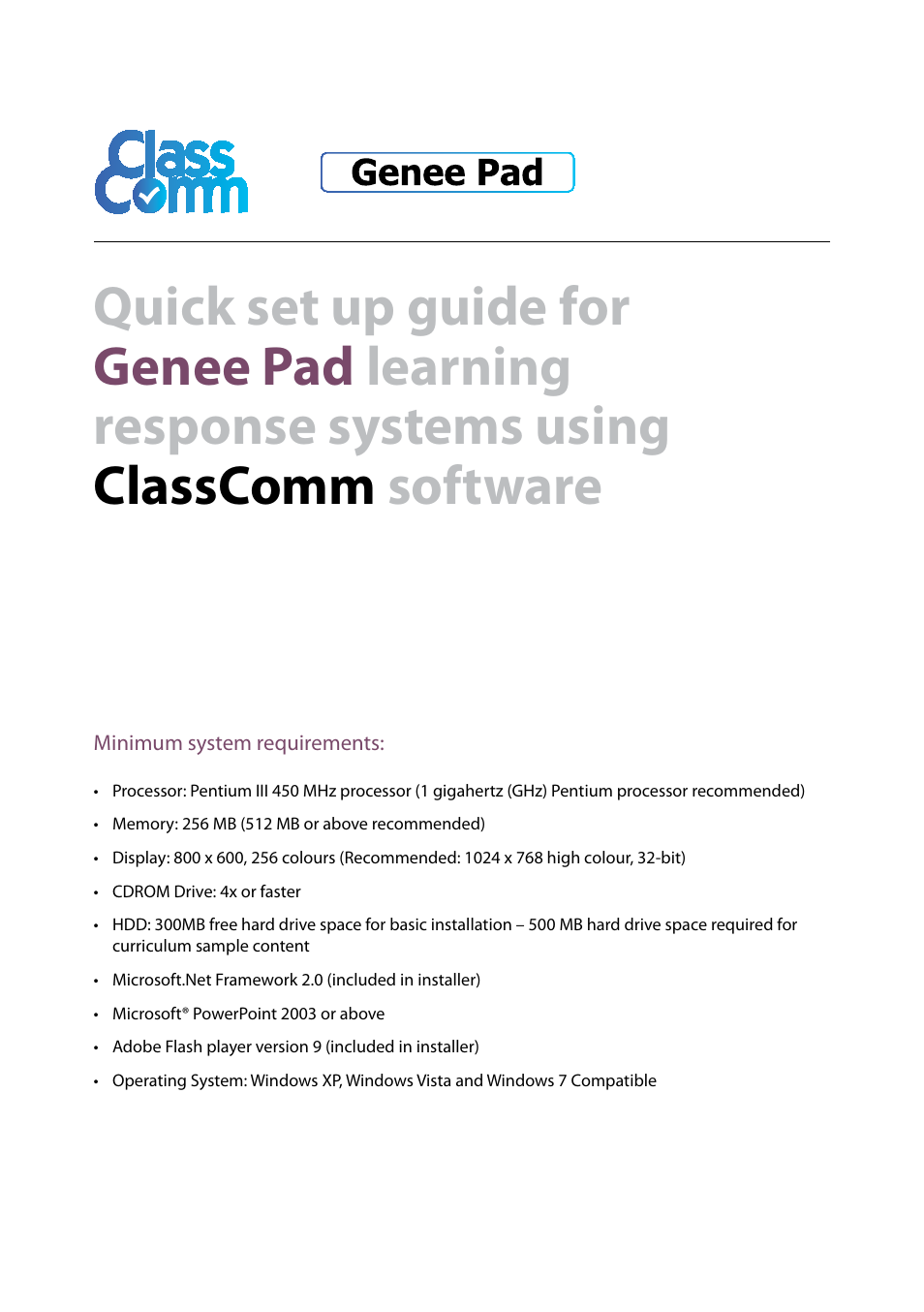 Genee World Genee Pad User Manual | Page 2 / 20