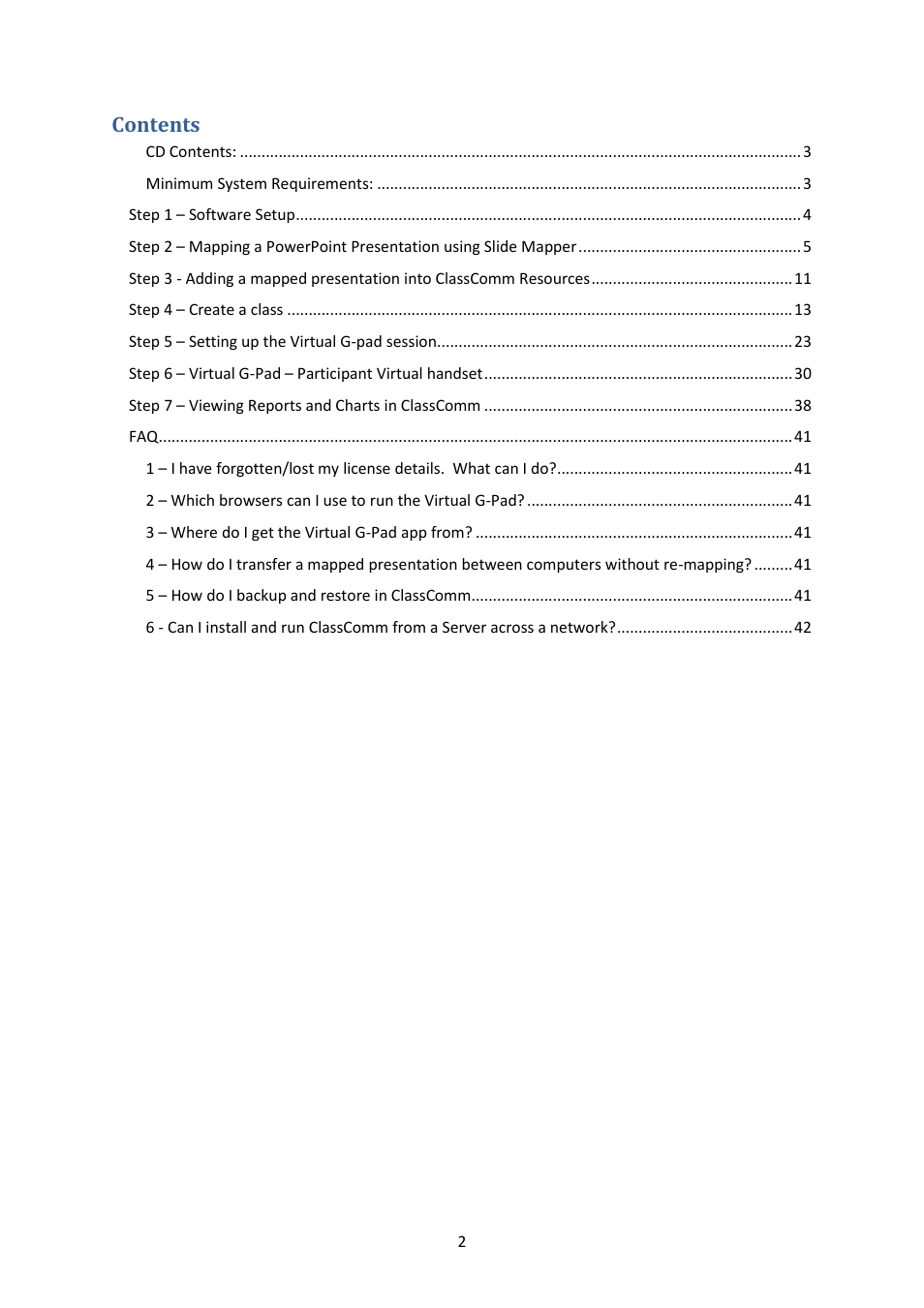 Genee World Virtual G Pad User Manual | Page 2 / 42
