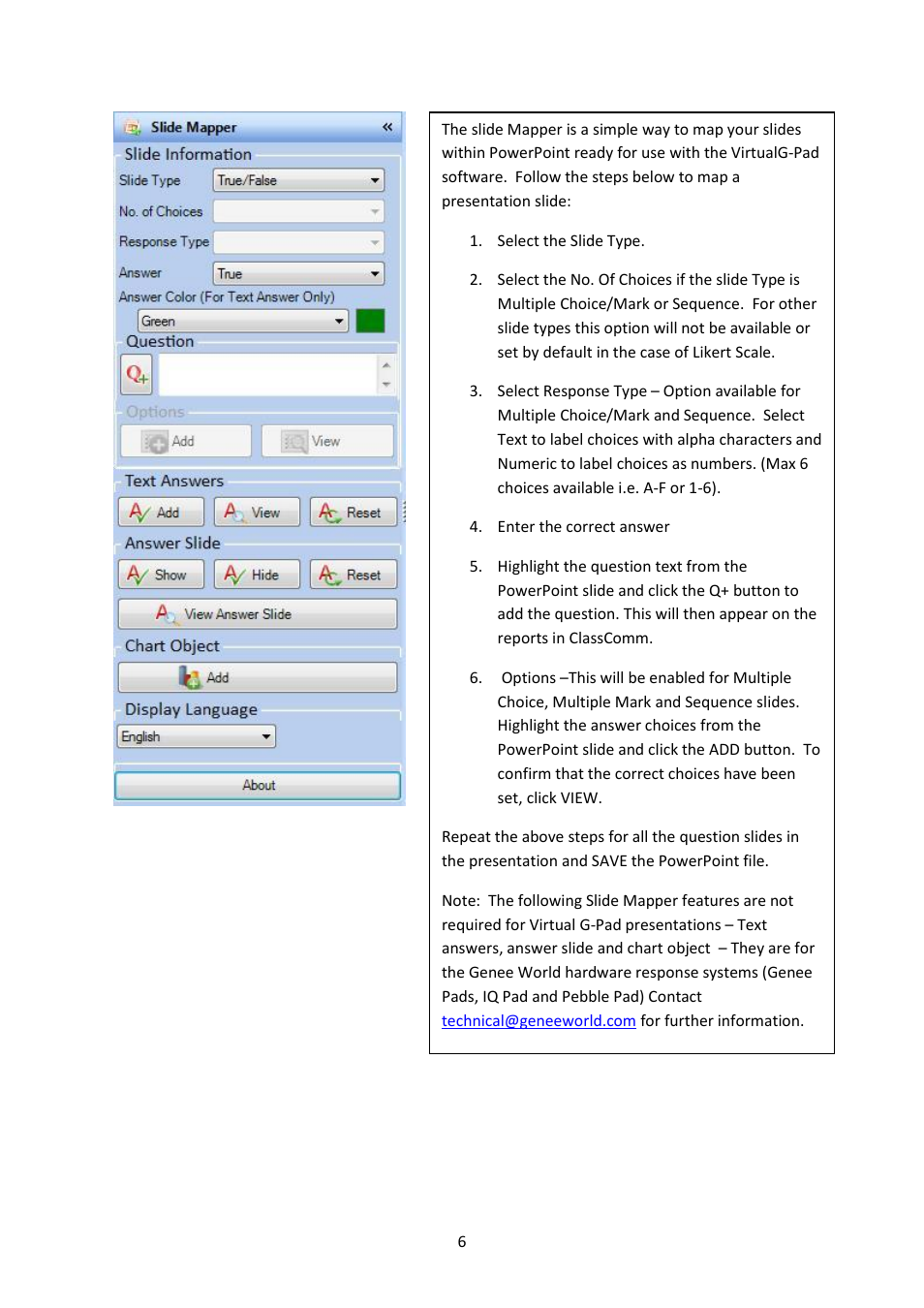 Genee World Virtual G Pad User Manual | Page 6 / 42