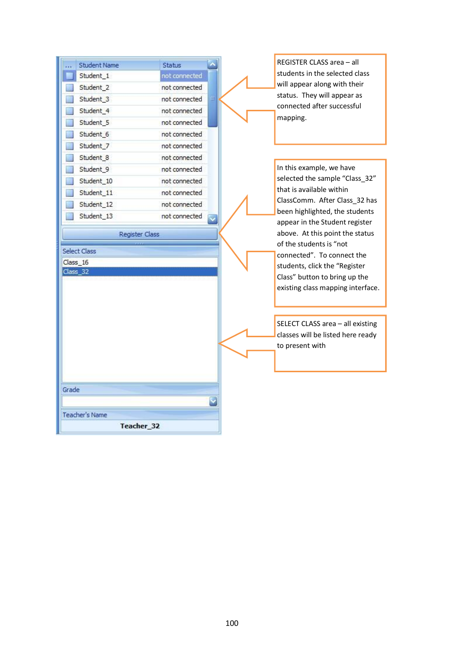 Genee World ClassComm User Manual | Page 100 / 112