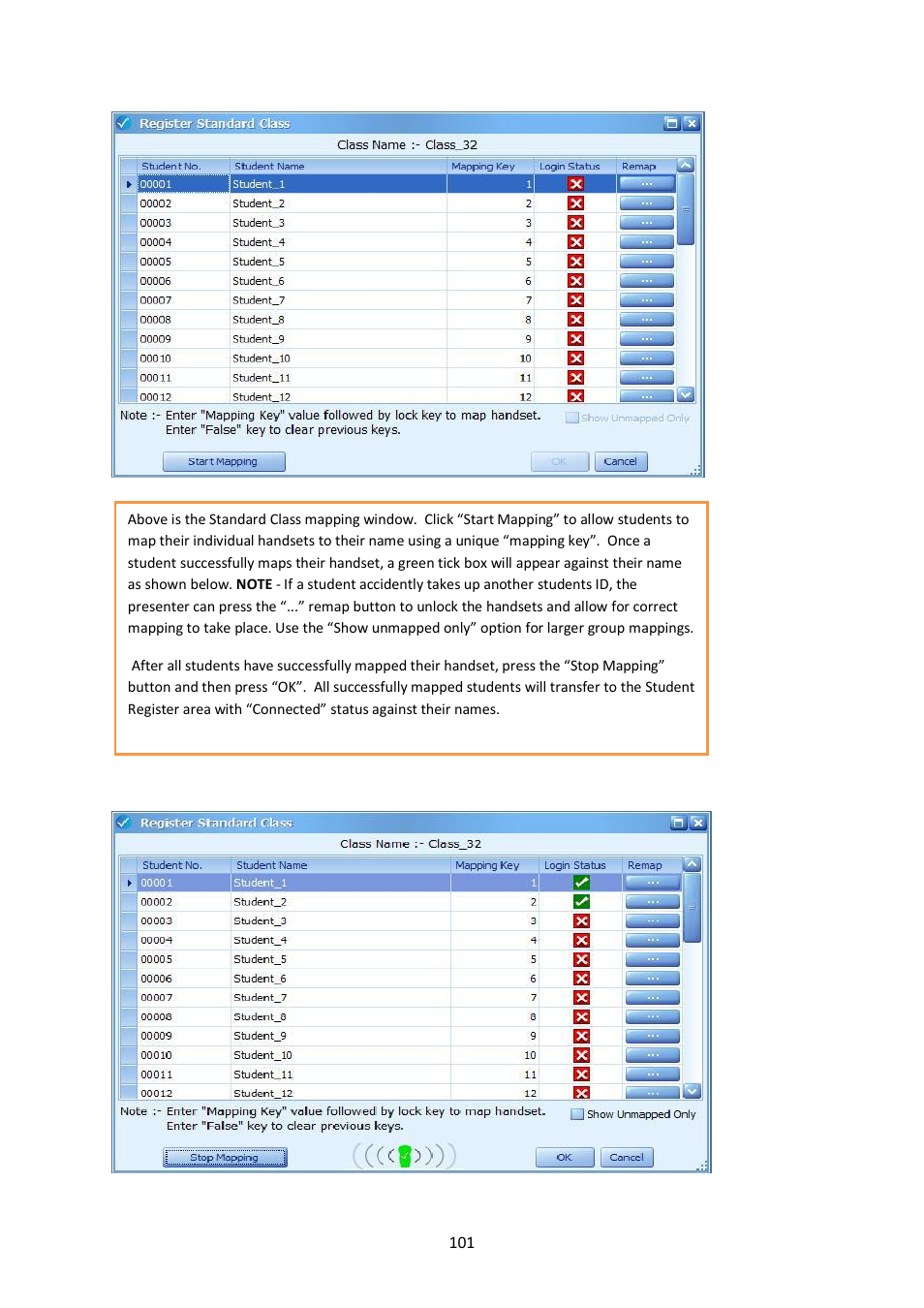 Genee World ClassComm User Manual | Page 101 / 112