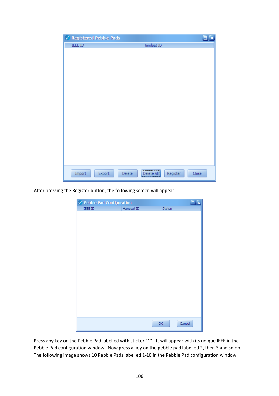 Genee World ClassComm User Manual | Page 106 / 112