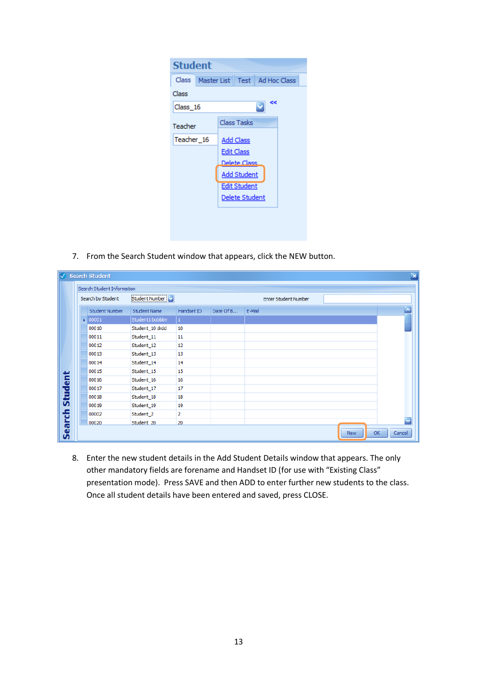 Genee World ClassComm User Manual | Page 13 / 112