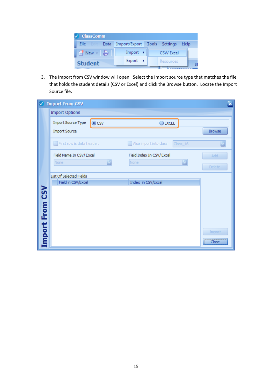 Genee World ClassComm User Manual | Page 15 / 112