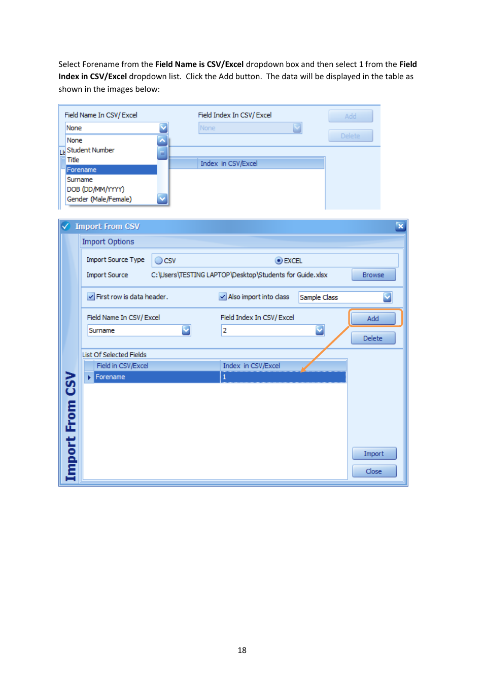 Genee World ClassComm User Manual | Page 18 / 112