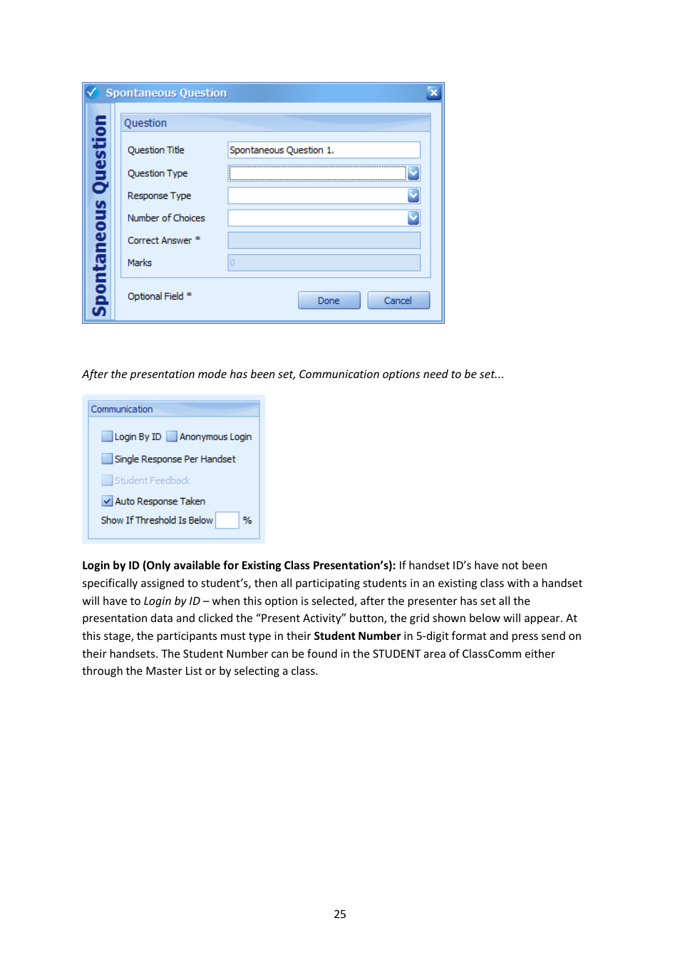 Genee World ClassComm User Manual | Page 25 / 112