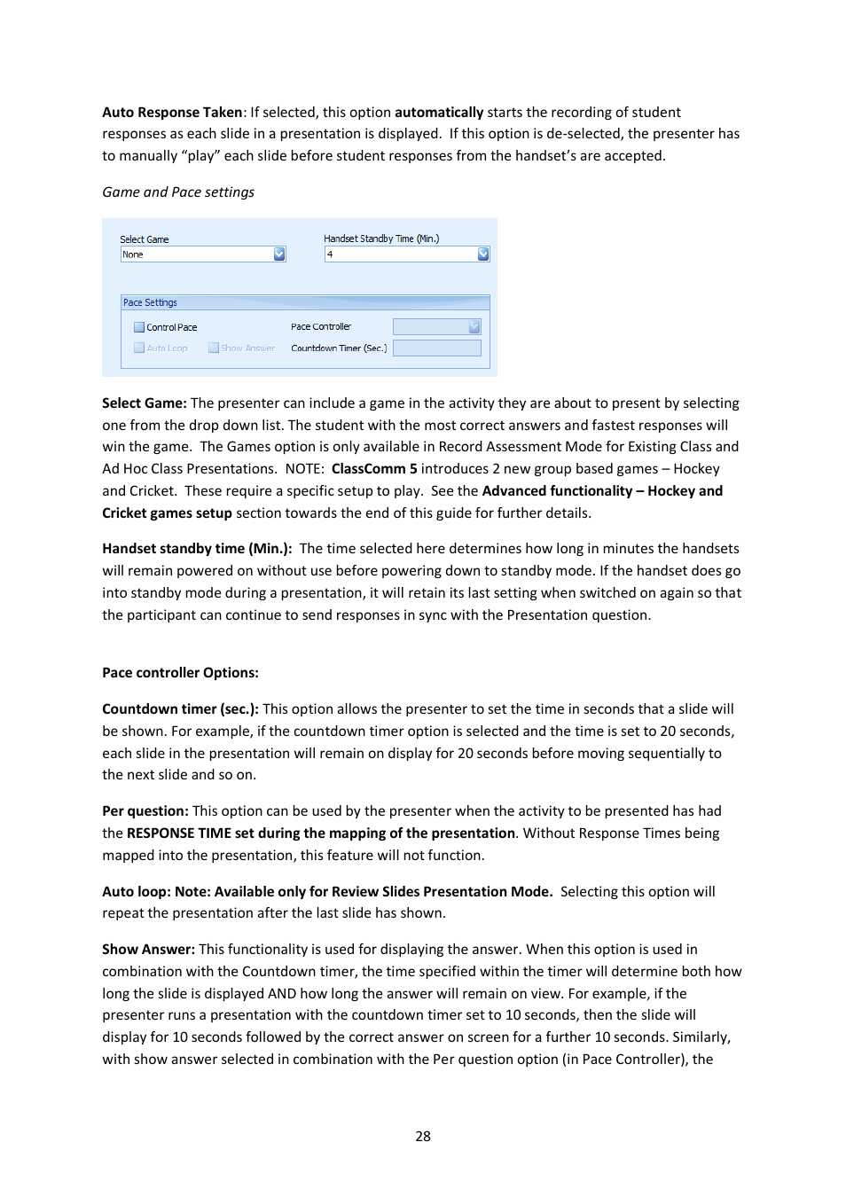 Genee World ClassComm User Manual | Page 28 / 112